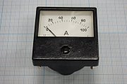 Амперметр М1001 шкала 0-100А НШ75mV Класс точности 1.5 1986г.в СДЕЛАНО В СССР ТУ25-7539.0002-87
