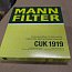 Фильтр салонный MANN-FILTER CUK1919 с активированным углем автомобиля ТОЙОТА RAV4 2008г.в.