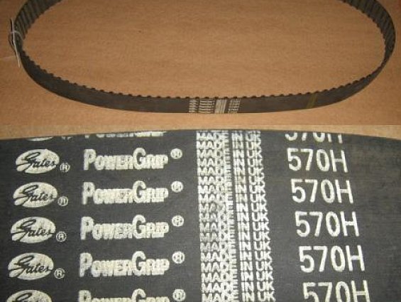 Ремень зубчатый 570H ширина 1 1/2" 38,1мм. 114 зубьев Gates PowerGrip UK АНГЛИЯ