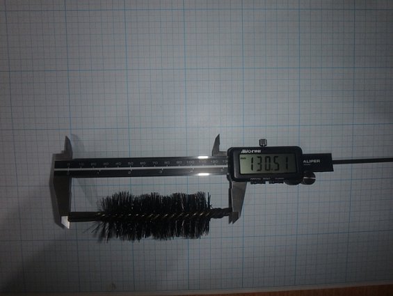 Щетка-ерш стальной Д35х75х120х3.0х0.30мм D35х75х120х3.0х0.30mm диаметр-Ф35мм длина ворса-75мм