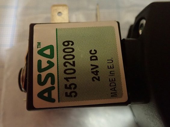 Пневмораспределитель ASCO G551A017MS в сборе с катушкой ASCO 55102009 24VDC 43004166