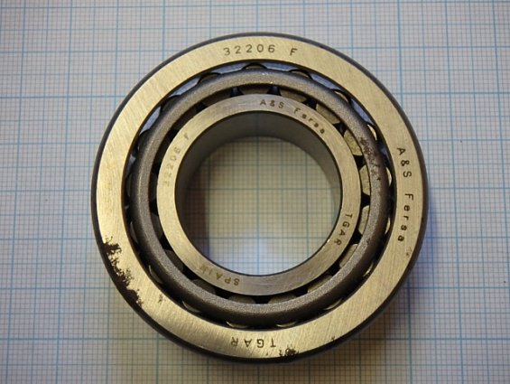 Подшипник 32206F 30,0х62,0х21,25 A&S Fersa TGAR SPAIN наружный ступицы переднего колеса