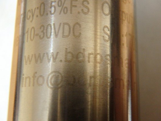 Датчик преобразователь давления измерительный БД-ФМ 0-10bar 0.5% 4-20mA двухпроводная схема