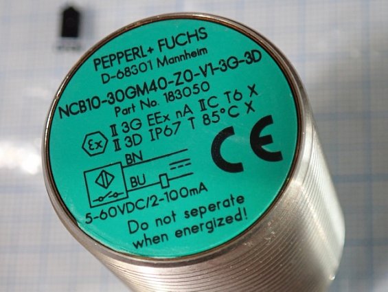 Датчик индуктивный PEPPERL+FUCHS NCB10-30GM40-Z0-V1-3G-3D 183050