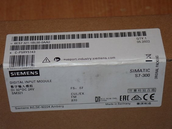 Модуль SIEMENS 6ES7 321-1BL00-0AA0
