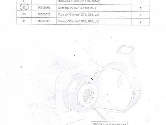 Колонка EVOLUTION 50003941 Colonnette APR81 101100 гранулятора свекловичного жома Maguin