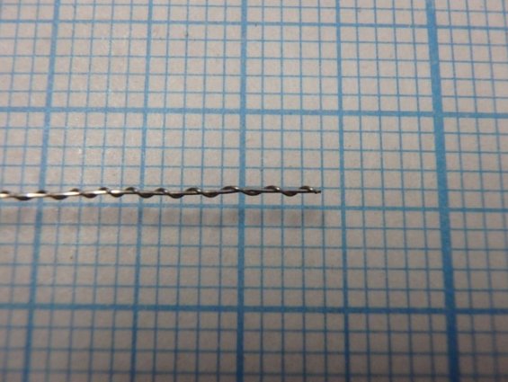 Проволока диаметр 0,5мм пломбировочная двухжильная СПИРАЛЬ нержавеющая сталь