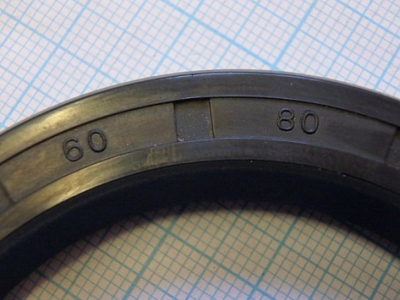 Манжета армированная SC-60х80-10 A10283 YEI резиновая сальник ГОСТ 8752-79