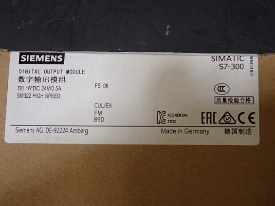 Модуль SIEMENS 6es7 322-1BH10-0AA0 Made in Germany