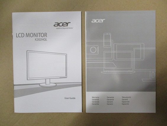 Монитор LCD Acer 19.5" 48.41cm k202hQL 1600х900max TN Panel 200cd/m2 5ms Black D-Sub 100-240V