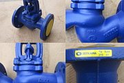 Вентиль V215 DN65 PN16 JL1040 Тмакс=300гр.С запорный чугунный фланцевый для пара