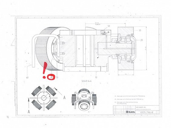 Болт с шестигранной головкой KAHL K6011-2426 0080 SECHSKANTSCHRAUBE пресса гранулятора