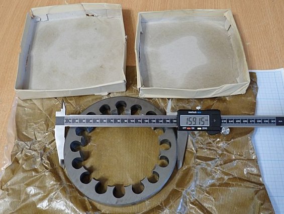 Плашка G4" Ф160х20mm резьба четыре дюйма