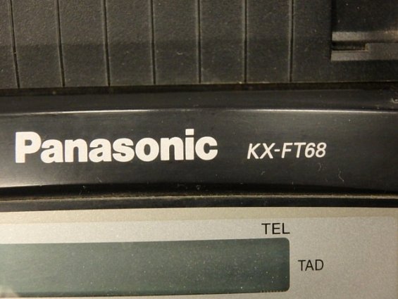 Факсимильный Аппарат Panasonic KX-FT68RU 220-240В 50/60Гц 1.0А Сделано в Малазии БЫВШИЙ В УПОТРЕБЛЕН