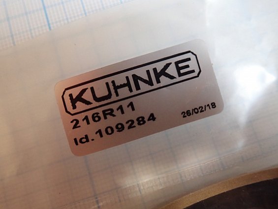 Набор уплотнений пневмоцилиндра kuhnke 109284 216R11 Ф100mm standard Seal kit fur 2161a0450