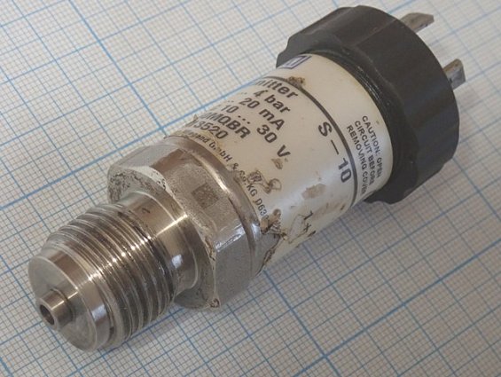 Датчик давления WIKA S-10 0-4bar G1/2b БЫВШИЙ В УПОТРЕБЛЕНИИ ТЕХНИЧЕСКИ ИСПРАВЕН