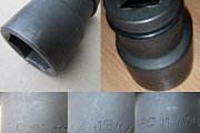 Торцовая головка FPC 1/1WAU-46 46mm 1 13/16 Cr-Mo 07C JAPAN ЯПОНИЯ удлиненная для U-болтов