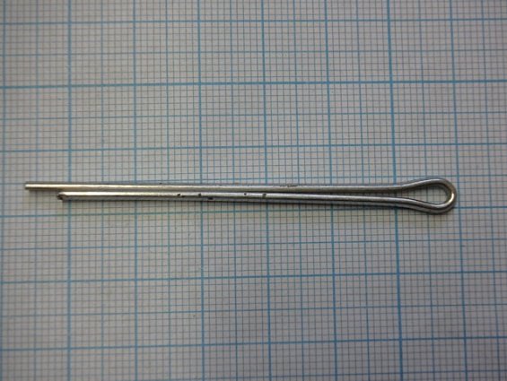 Шплинт 3,2х50 оц zn DIN94 ГОСТ 397-79 ISO 1234 разводной из оцинкованной стали