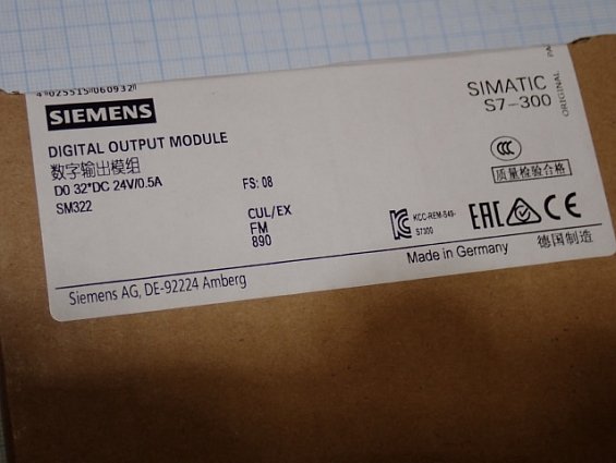 Модуль SIEMENS 6ES7 322-1BL00-0AA0
