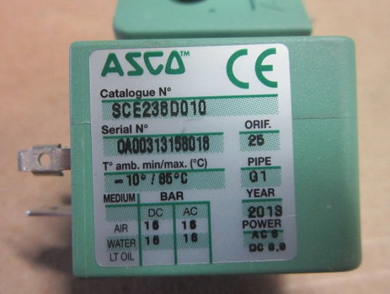 Катушка электромагнитная соленоид ASCO SCG552A001ms 400727-185 SCE238D010 48VAC/50-60Hz