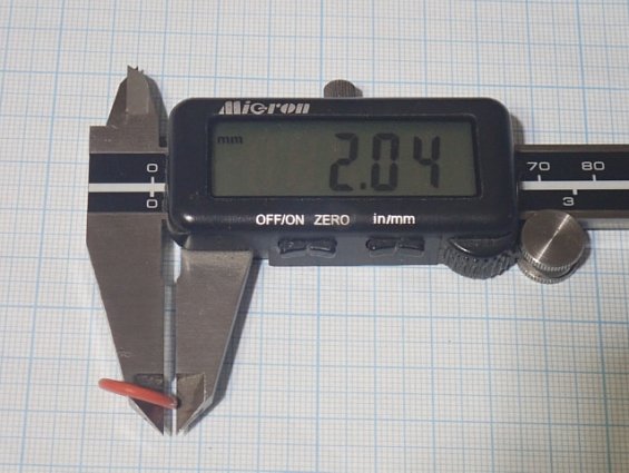 Кольцо O-Ring 10.00-2.00 80 FKM VITON RED-BROWN 10х2 10*2 10-2mm ФТОРКАУЧУК диаметр внутренний d1=10