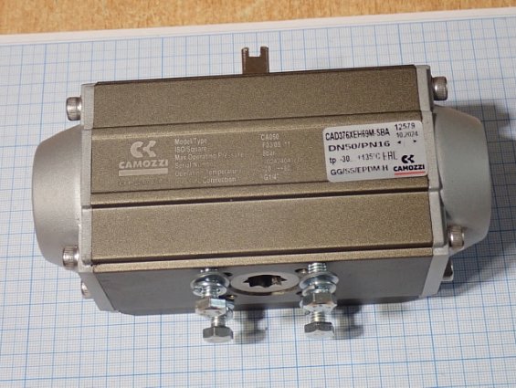 Пневмопривод CAMOZZI CA050 F03/05 CAD376XEH69M-SBA 8bar DN50/PN16 -30...+135С