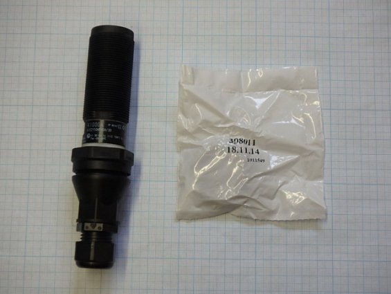 Датчик приближения емкостной IFM kI000A kie2150nfb0A/3D М30х1.5 расстояние срабатывания 15мм