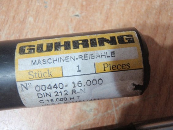 Развертка GUHRING Maschinen-reibahle Ф16 00440-16.000 din212 r-n HSS-E 0011917471 4031093122290