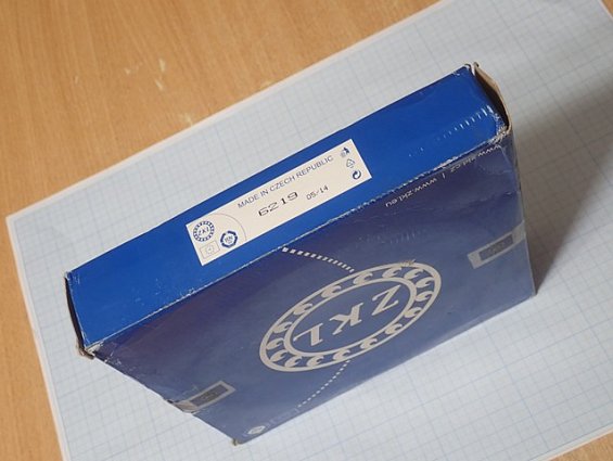 Подшипник ZKL 6219 MADE IN CZECH REPUBLIC вес-2.54кг габаритный размер 200х200х50мм цена товара 343е