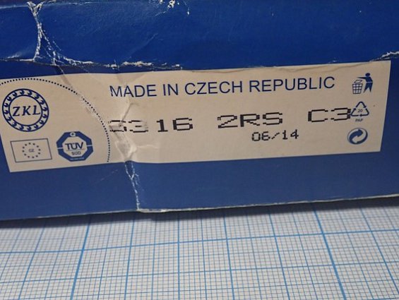 Подшипник ZKL 6316-2RSC3
