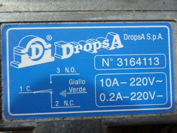 Насос модульный масла и густой смазки Dropsa-999216 0999216 2.5-17cc/min R-1-30 Pmax=400bar 5kg
