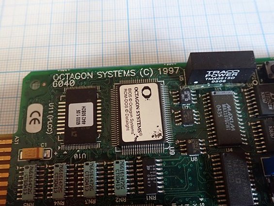 Микроконтроллер плата Octagon Systems 6040 модель-6040 1997 PC MICROCONTROLLER TM 6304711 REV.3