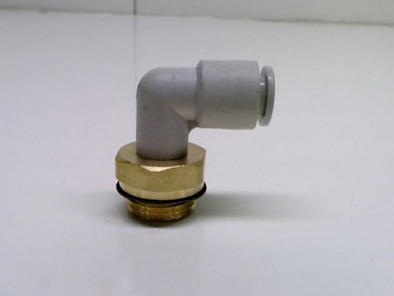 Соединение быстроразъемное угловое smc kQ2L08-g03 r3/8"-8.0mm угловой штекер
