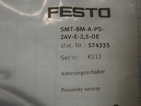 Датчик положения FESTO SMT-8M-A-PS-24V-E-2,5-OE 574335