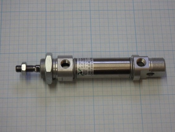 Мини пневмоцилиндр pneumax 1280.20.25.m 1280.20.0025.m Ф20 ход 25мм магнит Pmax 10bar -5..