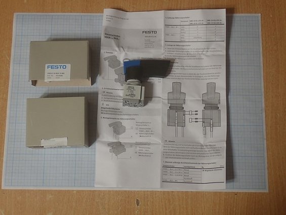 Распределитель ручной FESTO VHER-P-H-B43C-B-M5 3410680 L814 0-10bar