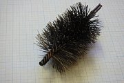 Щетка-ерш стальной Д60х90х140х3.0х0.4мм D60х90х140х3.0х0.4mm диаметр-Ф60мм длина ворса-90мм длина об