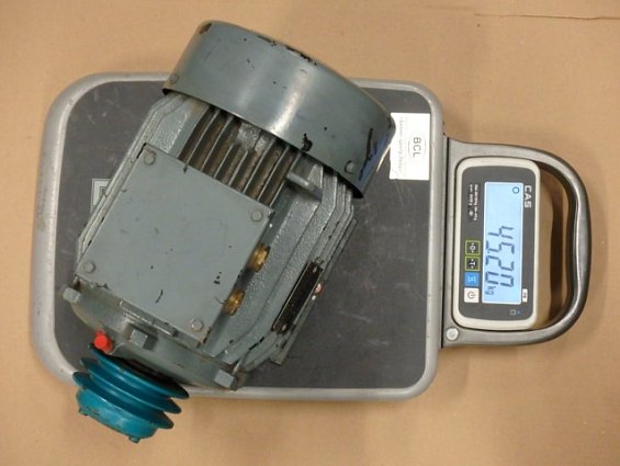 Электродвигатель 3~ AF1S112M TC IP W55 220/380V 50Hz 1430об/мин 4kW с шкивом ALSTHOM