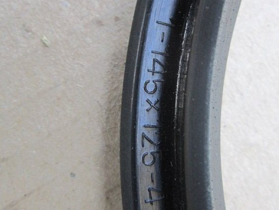 Манжета 1-145х125-4 ГОСТ14896-84 уплотнительная резиновая для гидравлических устройств