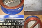 Клапан обратный межфланцевый двухстворчатый С1 А/G/Н 035 3T6K1A DN150 PN10/16/ANSI B16.1 AMRI KSB