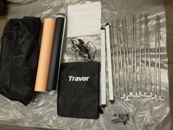 Фотобокс софтбокс Travor 400х600х800 40 60 80 см светильник светодиодный палатка с тремя цветами