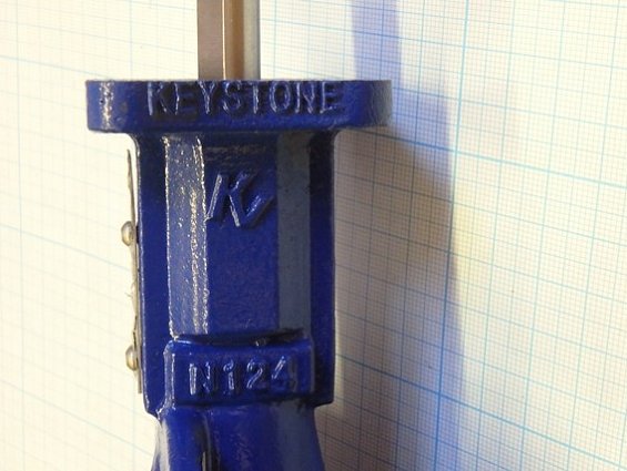 Затвор KEYSTONE DN50 GRWD12EM1I -28С+150С 16bar поворотный дисковый с голым штоком