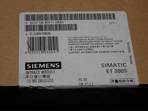 Модуль SIEMENS 6ES7 138-4DF11-0AB0 Made in Germany