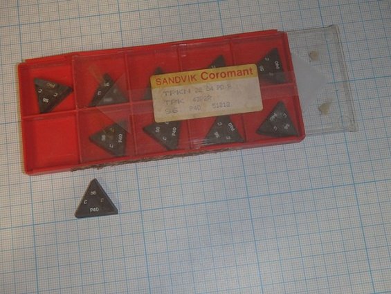 Пластина Coromant TPKN2204PDR tpkn-22-04-pd-R tpk-43p2R сплав-S6 p40