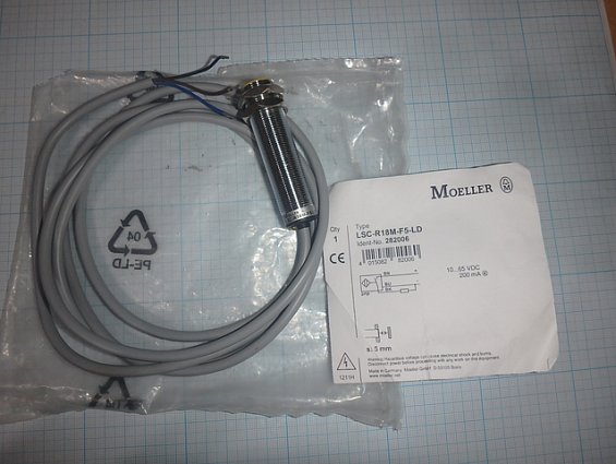 Выключатель емкостной moeller LSC-R18m-F5-LD 282006 S:5mm 10...65VDC 200mA pnp