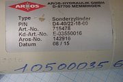 Гидроцилиндр AROS-HYDRAULIK Sonderzylinder D4-40/22-18-00 фильтр-пресса Putsch-10500035602