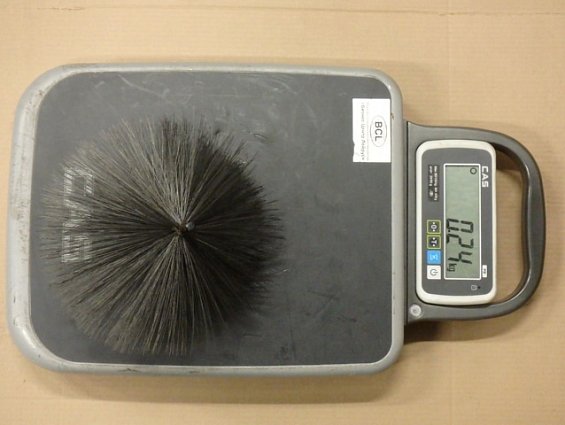 Щетка-ерш стальной Д250х100х165х4.0х0.3мм D250х100х165х4.0х0.3mm диаметр-Ф250мм