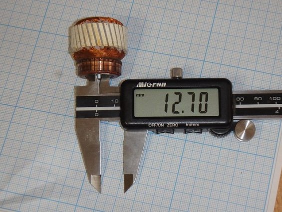 Якорь тахогенератора ВЭМ120 0.01V.r-1.min ТУ3-13М-86 электродвигателя постоянного тока