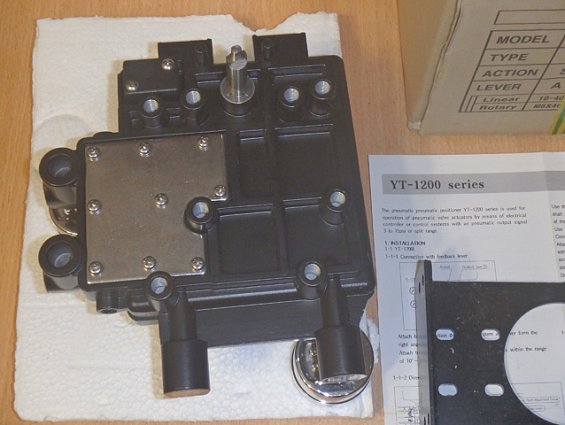 Позиционер пневматический P/P POSITIONER Yt-1200RD531S0 AIR CONNECTION (N)PT-1/4 SUPPLY PRESSURE