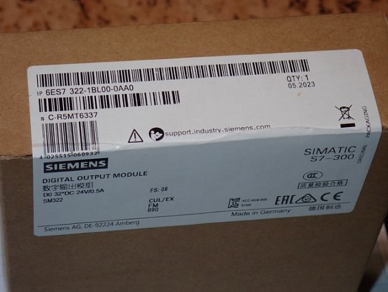 Модуль SIEMENS 6ES7 322-1BL00-0AA0